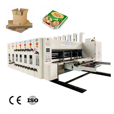 Machine de fabrication de cartons de fruit de boîte à pizza, machine d'impression de Flexo pour le carton ondulé