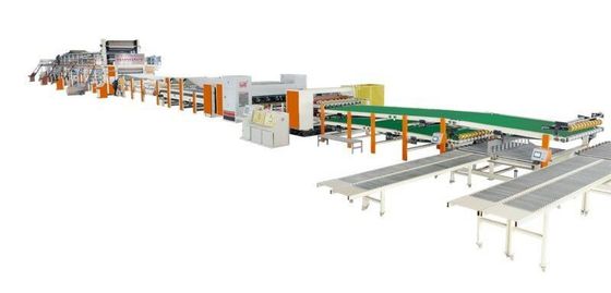3 plis machine de fabrication de cartons de carton de 5 plis, usine automatique de carton ondulé