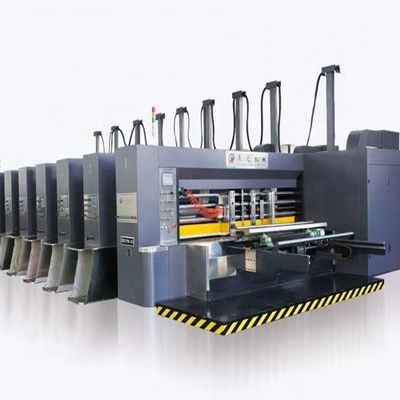 Machine d'impression ondulée multifonctionnelle de boîte, machine d'impression de Flexo de 4 couleurs
