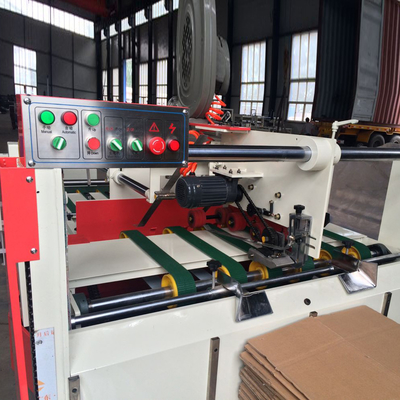 Machine semi automatique mécanique de Gluer de dossier pour la petite machine de fabrication de cartons de carton
