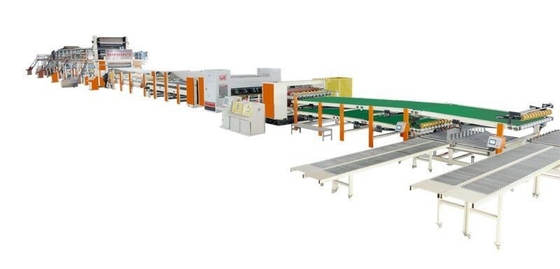 machine de fabrication de cartons de carton de la CE 220V/chaîne de production ondulées
